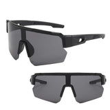 ZJMZZM Cycling Sunglasses Polarized Men Women Sport Sunglasses UV400 Kids Baseball Glasses Running Cycling Fishing Golf Sun Glasses (BGR)