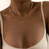 Trendy Cuban Link Stainless Steel Necklace for Men & Women