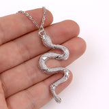 Retro Hip Hop Snake Necklace for Men and Women