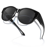 Xfeel Polarized Sunglasses Over Glasses for Women Trendy Shades Over Prescription Eyeglasses Sun Glasses