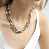 Trendy Cuban Link Stainless Steel Necklace for Men & Women