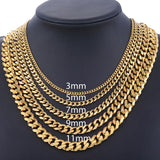Korean Style Minimalist Titanium Steel Necklace for Men