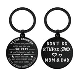 ENGZHI Daughter Gifts from Parents Teen Girls Keychain for Christmas Birthday Graduation Mothers Day