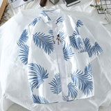 Hawaiian Casual Beach Shirt for Men in Polyester