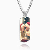 Personalized Photo Necklace for Men