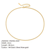 Trendy Cuban Link Stainless Steel Necklace for Men & Women