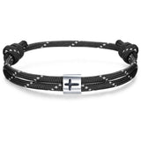 J.Endéar Cross Mens Nautical Bracelet