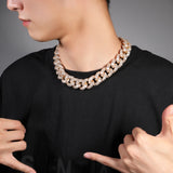 Personalized Zirconium Cuban Bracelet Necklace for Men